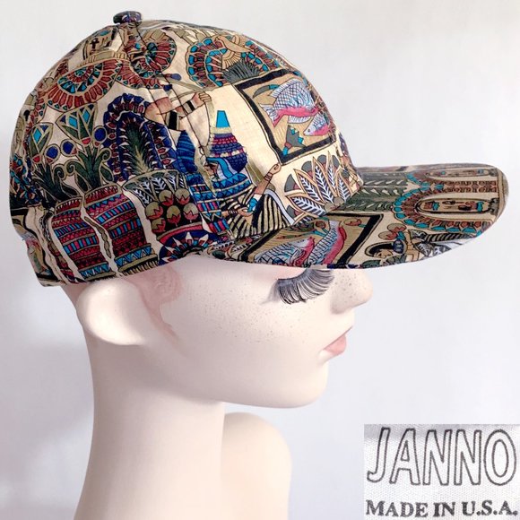 Janno | Accessories | Vintage 9s Janno Egyptian All Over Print